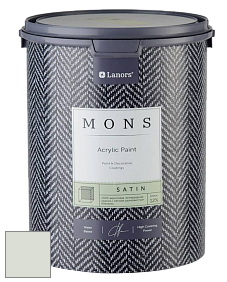 MONS SATIN PAINT – 100% акриловая полуматовая краска, 12% блеска цвет NCS S 1005-G30Y 