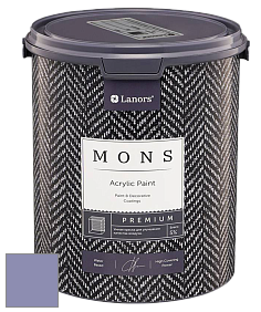 MONS PREMIUM PAINT – 100% акриловая интерьерная краска с шелковистым матовым блеском цвет NCS S 3030-R60B 