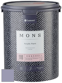 MONS EGGSHELL PAINT – 100% акриловая шелковисто-матовая краска, 7 % блеска цвет NCS S 3020-R60B 