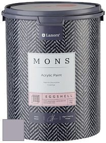 MONS EGGSHELL PAINT – 100% акриловая шелковисто-матовая краска, 7 % блеска цвет NCS S 3010-R50B 