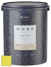 MONS CEILING PAINT – Aбсолютно матовая потолочная краска, 2% блеска цвет NCS S 0560-G70Y 