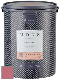 MONS INTERIOR PAINT – 100% акриловая глубоко матовая краска, 3% блеска цвет NCS S 2050-R10B 