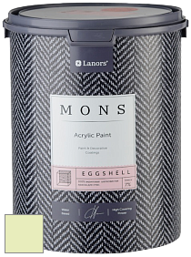 MONS EGGSHELL PAINT – 100% акриловая шелковисто-матовая краска, 7 % блеска цвет NCS S 0520-G50Y 