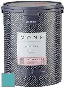 MONS EGGSHELL PAINT – 100% акриловая шелковисто-матовая краска, 7 % блеска цвет NCS S 2040-B30G 