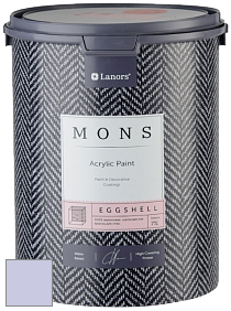 MONS EGGSHELL PAINT – 100% акриловая шелковисто-матовая краска, 7 % блеска цвет NCS S 1020-R60B 
