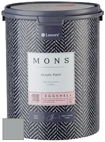 MONS EGGSHELL PAINT – 100% акриловая шелковисто-матовая краска, 7 % блеска цвет NCS S 3502-B50G 