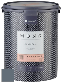 MONS INTERIOR PAINT – 100% акриловая глубоко матовая краска, 3% блеска цвет NCS S 6010-R90B 