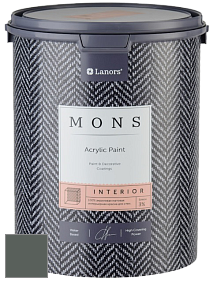 MONS INTERIOR PAINT – 100% акриловая глубоко матовая краска, 3% блеска цвет NCS S 7005-G 
