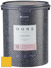 MONS EGGSHELL PAINT – 100% акриловая шелковисто-матовая краска, 7 % блеска цвет NCS S 1070-Y 