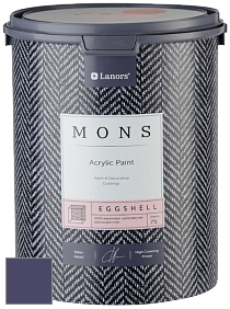 MONS EGGSHELL PAINT – 100% акриловая шелковисто-матовая краска, 7 % блеска цвет NCS S 6030-R60B 