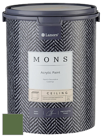 MONS CEILING PAINT – Aбсолютно матовая потолочная краска, 2% блеска цвет NCS S 5040-G30Y 