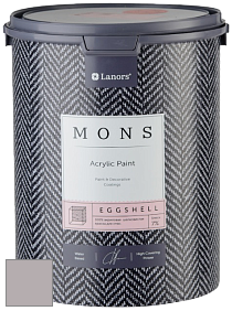 MONS EGGSHELL PAINT – 100% акриловая шелковисто-матовая краска, 7 % блеска цвет NCS S 3005-R20B 