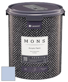 MONS PREMIUM PAINT – 100% акриловая интерьерная краска с шелковистым матовым блеском цвет NCS S 1020-R70B 