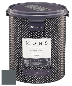 MONS PREMIUM PAINT – 100% акриловая интерьерная краска с шелковистым матовым блеском цвет NCS S 7005-B20G 