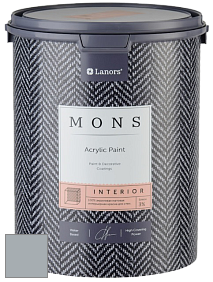 MONS INTERIOR PAINT – 100% акриловая глубоко матовая краска, 3% блеска цвет NCS S 3005-B 