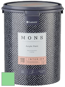 MONS INTERIOR PAINT – 100% акриловая глубоко матовая краска, 3% блеска цвет NCS S 0550-G10Y 
