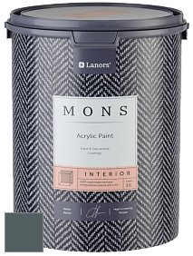 MONS INTERIOR PAINT – 100% акриловая глубоко матовая краска, 3% блеска цвет NCS S 7010-B30G 