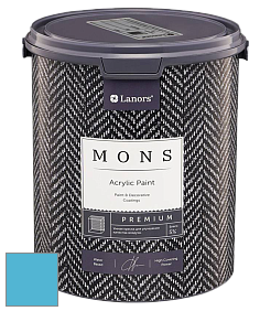 MONS PREMIUM PAINT – 100% акриловая интерьерная краска с шелковистым матовым блеском цвет NCS S 1050-B 