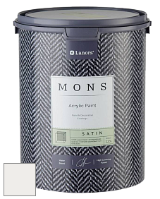 MONS SATIN PAINT – 100% акриловая полуматовая краска, 12% блеска цвет NCS S 0502-Y80R 