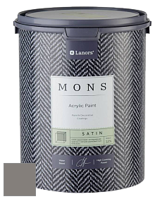 MONS SATIN PAINT – 100% акриловая полуматовая краска, 12% блеска цвет NCS S 5502-Y50R 
