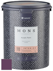 MONS INTERIOR PAINT – 100% акриловая глубоко матовая краска, 3% блеска цвет NCS S 5040-R40B 