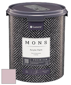 MONS PREMIUM PAINT – 100% акриловая интерьерная краска с шелковистым матовым блеском цвет NCS S 1515-R20B 