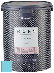 MONS EGGSHELL PAINT – 100% акриловая шелковисто-матовая краска, 7 % блеска цвет NCS S 0540-B10G 