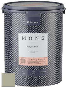 MONS INTERIOR PAINT – 100% акриловая глубоко матовая краска, 3% блеска цвет NCS S 3010-G60Y 