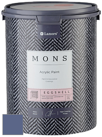MONS EGGSHELL PAINT – 100% акриловая шелковисто-матовая краска, 7 % блеска цвет NCS S 5030-R70B 