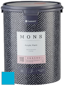 MONS EGGSHELL PAINT – 100% акриловая шелковисто-матовая краска, 7 % блеска цвет NCS S 1060-B 