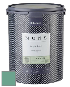 MONS SATIN PAINT – 100% акриловая полуматовая краска, 12% блеска цвет NCS S 3030-B90G 