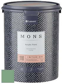 MONS INTERIOR PAINT – 100% акриловая глубоко матовая краска, 3% блеска цвет NCS S 3030-G10Y 