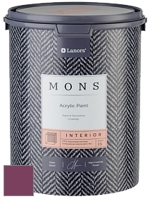 MONS INTERIOR PAINT – 100% акриловая глубоко матовая краска, 3% блеска цвет NCS S 4050-R30B 
