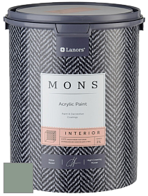 MONS INTERIOR PAINT – 100% акриловая глубоко матовая краска, 3% блеска цвет NCS S 4010-G10Y 