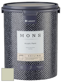 MONS CEILING PAINT – Aбсолютно матовая потолочная краска, 2% блеска цвет NCS S 1510-G60Y 