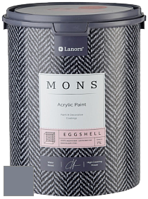 MONS EGGSHELL PAINT – 100% акриловая шелковисто-матовая краска, 7 % блеска цвет NCS S 5010-R70B 