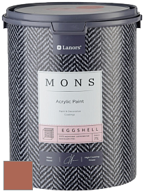 MONS EGGSHELL PAINT – 100% акриловая шелковисто-матовая краска, 7 % блеска цвет MONS 192 Тыквенный соус