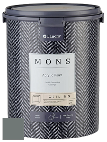 MONS CEILING PAINT – Aбсолютно матовая потолочная краска, 2% блеска цвет NCS S 6005-B80G 