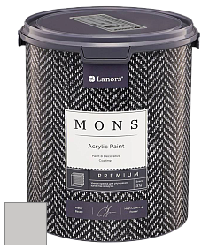 MONS PREMIUM PAINT – 100% акриловая интерьерная краска с шелковистым матовым блеском цвет NCS S 2000-N 