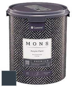 MONS PREMIUM PAINT – 100% акриловая интерьерная краска с шелковистым матовым блеском цвет MONS 247 Тамар