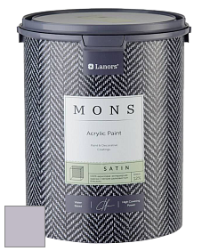 MONS SATIN PAINT – 100% акриловая полуматовая краска, 12% блеска цвет NCS S 2010-R50B 