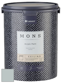 MONS CEILING PAINT – Aбсолютно матовая потолочная краска, 2% блеска цвет NCS S 2005-B50G 