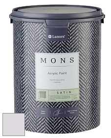 MONS SATIN PAINT – 100% акриловая полуматовая краска, 12% блеска цвет NCS S 1005-R40B 