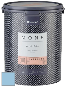 MONS INTERIOR PAINT – 100% акриловая глубоко матовая краска, 3% блеска цвет NCS S 1030-R90B 