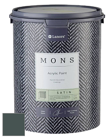 MONS SATIN PAINT – 100% акриловая полуматовая краска, 12% блеска цвет MONS 75 Сосна