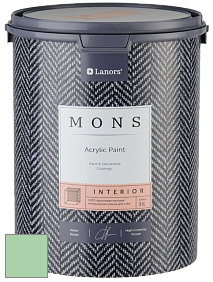 MONS INTERIOR PAINT – 100% акриловая глубоко матовая краска, 3% блеска цвет NCS S 1030-G10Y 
