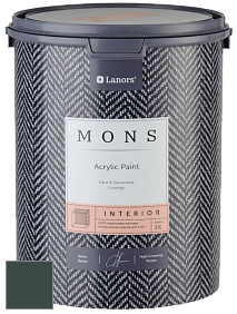 MONS INTERIOR PAINT – 100% акриловая глубоко матовая краска, 3% блеска цвет NCS S 8010-B90G 
