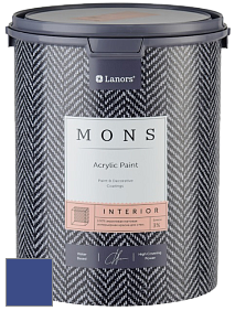 MONS INTERIOR PAINT – 100% акриловая глубоко матовая краска, 3% блеска цвет NCS S 4055-R70B 