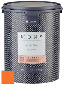 MONS INTERIOR PAINT – 100% акриловая глубоко матовая краска, 3% блеска цвет NCS S 0585-Y50R 