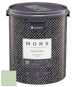 MONS PREMIUM PAINT – 100% акриловая интерьерная краска с шелковистым матовым блеском цвет NCS S 1020-G30Y 